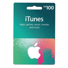 新加坡 100新币 苹果APP Store apple礼品卡id gift card