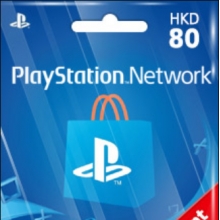 PS4 PS5 PSV PSP點卡 港服PSN 港币80港元 香港充值卡密