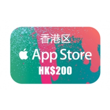 香港蘋果Apple Store充值卡200港幣 苹果iTunes Gift Card礼品卡