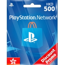 PS4 PS5 PSV PSP港服PSN點卡 港币500港元 香港充值卡